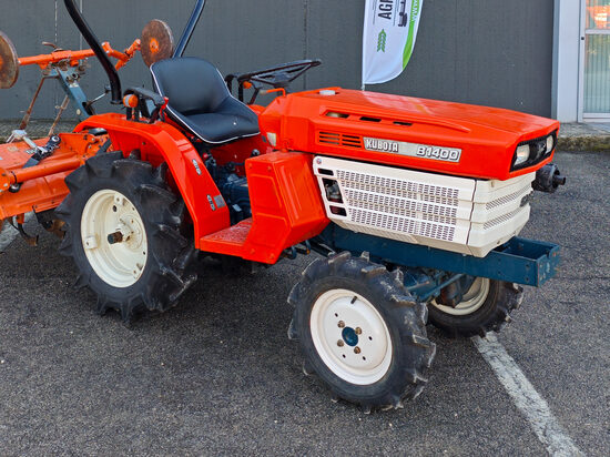 ✅ Kubota B1400 con Arco di Protezione! Trattore Compatto 4x4 Diesel 100% Ricondizionato - In Ottime Condizioni, Attacco 3 Punti, Arco di Protezione. Garanzia